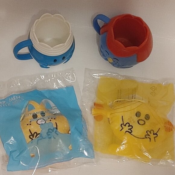 McDonalds Happy Meal Mr Med and Little Miss Lot of 4 - Picture 2 of 3